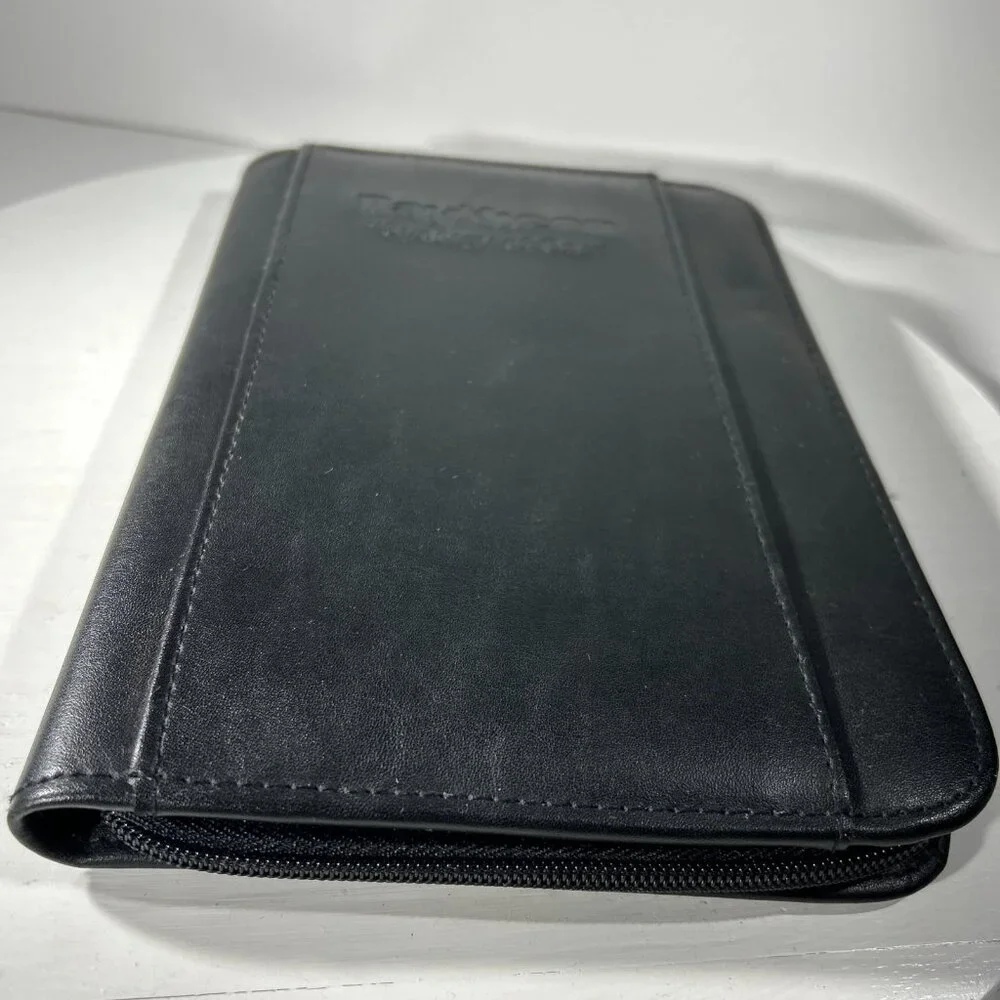 Raytheon Synergy of One Leather Case with Notepad Journal Page Size 8 x 5 BLACK
